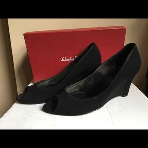 Salvatore Ferragamo Black wedge Heels